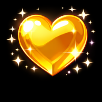 ハート(ゴールド)