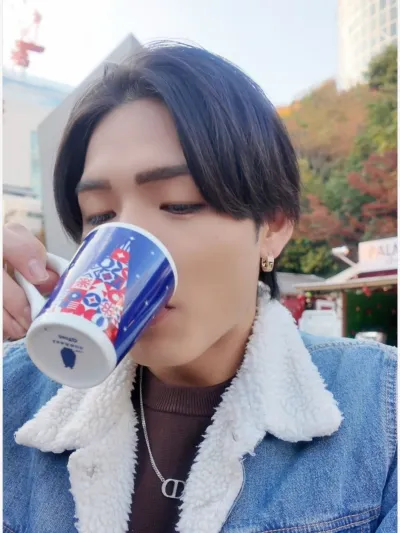 カエデとクリスマスマーケット